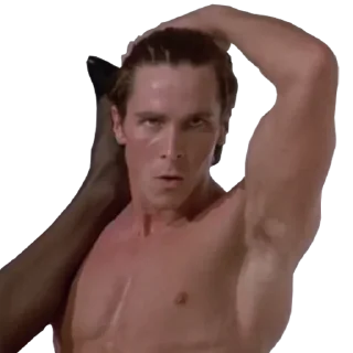 💪 emoji American Psycho Telegram sticker 20 of 42
