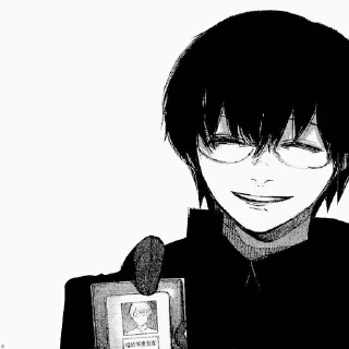 😄 emoji Kaneki Ken Telegram sticker 6 of 22