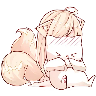 😥 emoji Некомия 3 @Nyasticks Telegram sticker 13 of 40