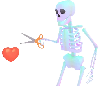 💀 emoji Skelly By John Karel [@dont8annadi] Telegram sticker 23 of 119
