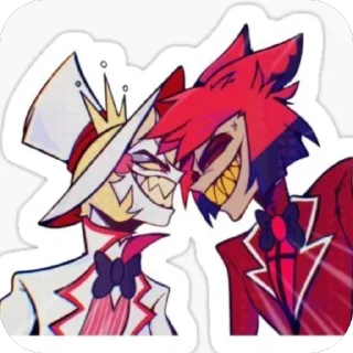 🌺 emoji БОЛЬШЕ ⇨ @CLOOBHUB АЛАСТОР ОТЕЛЬ ХАЗБИН СТИКЕРЫ Telegram sticker 15 of 71