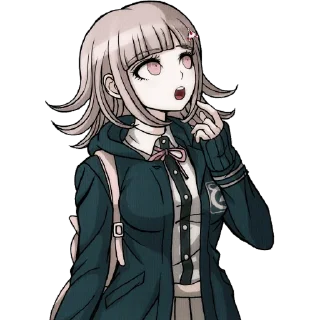 🤔 emoji Chiaki Nanami Telegram sticker 12 of 21