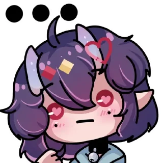 😐 emoji Chibi Mery by @Svit_Kikoyo Telegram sticker 17 of 51