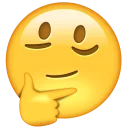 🤔 emoji Hmm Telegram sticker 17 of 49
