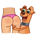 🍑 emoji Good Boy Telegram sticker 19 of 20