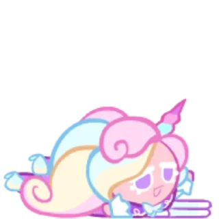 🦄 emoji Cream Unicorn Cookie! Telegram sticker 20 of 64