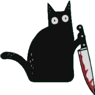 🌟 emoji Black cats Telegram sticker 18 of 28