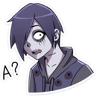 😳 emoji Зомби Зак от @stickers_vk Telegram sticker 8 of 48