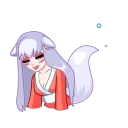🥴 emoji Kitsune Telegram sticker 15 of 30
