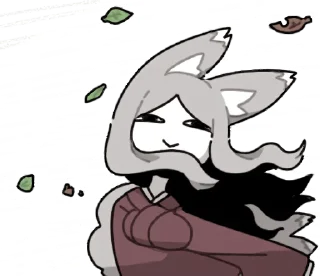 🌬 emoji Yashiki kitsune Telegram sticker 5 of 16