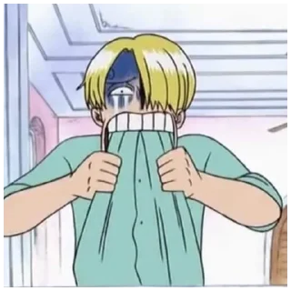 😨 emoji Санджи сладкий пупсик Telegram sticker 18 of 38