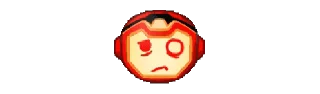 😟 emoji OUTRAGE Telegram sticker 8 of 45