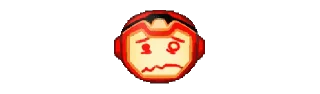 😟 emoji OUTRAGE Telegram sticker 6 of 45