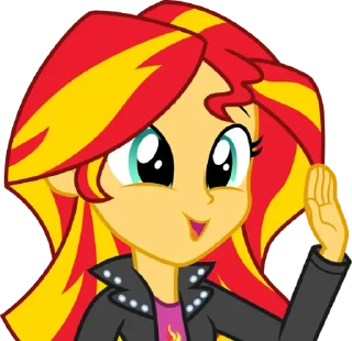 👍 emoji Sunset | @MyLittlePony_bots Telegram sticker 9 of 113