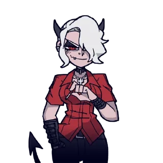 🚬 emoji Helltaker 🥞 Telegram sticker 12 of 79