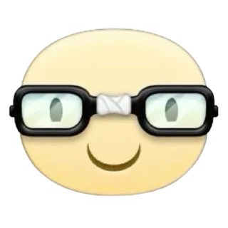 🤓 emoji емодзі:3 Telegram sticker 16 of 33
