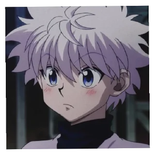 😳 emoji Киллуа Золдик Telegram sticker 12 of 25