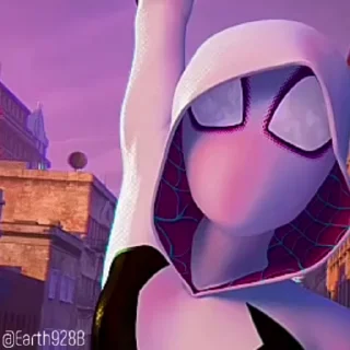 🌟 emoji Spider Gwen • @Earth928B Telegram sticker 16 of 30
