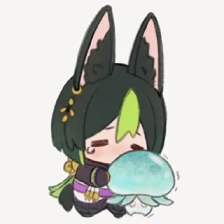 😓 emoji * :ﾟ･✧Тигнари✧･ﾟ:* Telegram sticker 16 of 30