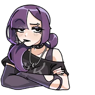 🙄 emoji chpic.su • @Premium_Stikers | Яна без текста Telegram sticker 24 of 52