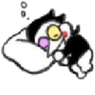 😴 emoji Spamton Telegram sticker 10 of 26