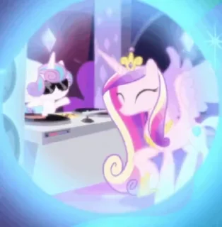 Sticker from @mlpstickers Princess Cadance animated pack
