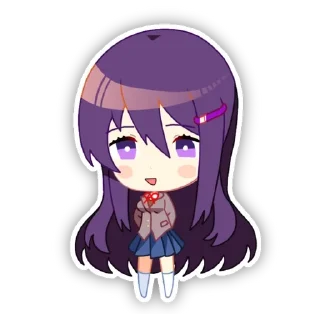 😀 emoji ddlc ^o^ Telegram sticker 18 of 51