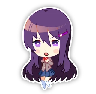 😠 emoji ddlc ^o^ Telegram sticker 21 of 51