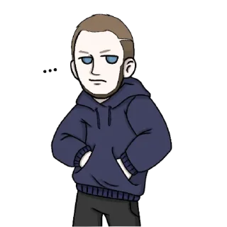 😐 emoji Anders Breivik | by: Gnom SS Telegram sticker 8 of 22