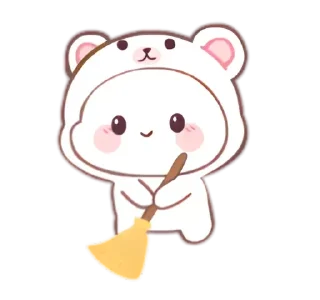 ☺️ emoji ૮꒰ 𝑠𝑛𝑜𝑤 𝑏𝑒𝑎𝑟 - @wexsavi 💗 ꒱ა Telegram sticker 24 of 24