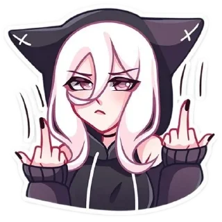 🖕 emoji КАТШИ Telegram sticker 11 of 28