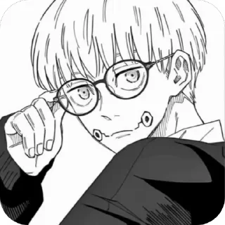 🤓 emoji ꒰ 🐍 ꒱ T᧐gᥱ Iᥒᥙⲙᥲκi BW @jjk_stickersOG Telegram sticker 9 of 68