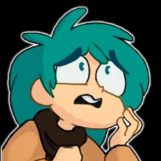 😰 emoji 13 Карт [ Зонтик ] [ Sticker Pack ] Telegram sticker 10 of 10