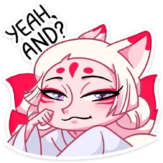 😏 emoji Жрица Кумико (@TgSticker) Telegram sticker 6 of 48