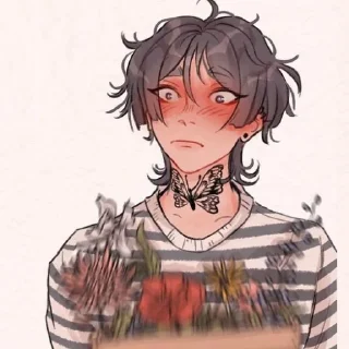 🗡 emoji kazuscara🤍💜 Telegram sticker 24 of 52