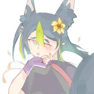 🌼 emoji ᴛɪɢʜɴᴀʀɪ! ☆ ;; @tignarigenshin Telegram sticker 23 of 120
