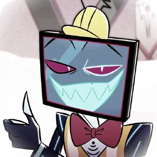 🌟 emoji БОЛЬШЕ ⇨ @CLOOBHUB ВОКС ОТЕЛЬ ХАЗБИН VOX HAZBIN ТГ Telegram sticker 17 of 55
