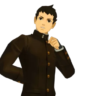 ❓ emoji The Great Ace Attorney Telegram sticker 11 of 119