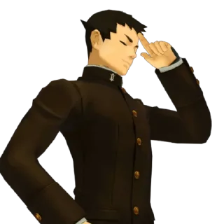 👆 emoji The Great Ace Attorney Telegram sticker 22 of 119