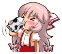 🐄 emoji Cute Mokou Telegram sticker 21 of 82