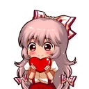 ❤ emoji Mokou Telegram sticker 21 of 64