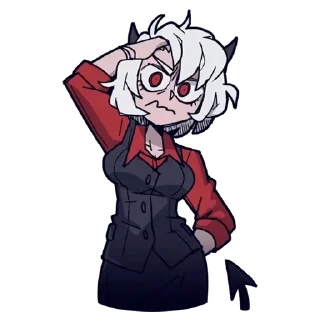 🤨 emoji Helltaker (@dasein0) Telegram sticker 24 of 116
