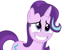 😅 emoji Starlight Glimmer Pony Telegram sticker 10 of 41