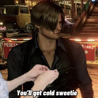 🥶 emoji я жена Леона Кеннеди Telegram sticker 24 of 49