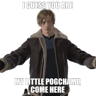 🫂 emoji я жена Леона Кеннеди Telegram sticker 8 of 49