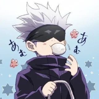 😄 emoji ᕙ gojo ᕗ  @stickerslovez Telegram sticker 16 of 59