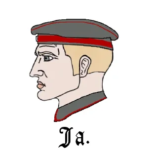 👍 emoji Für unsern Kaiser Telegram sticker 7 of 26