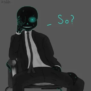 🌟 emoji Nightmare Sans Telegram sticker 6 of 39
