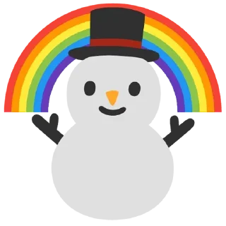 🏳‍🌈 emoji ☃️☃️☃️ @AlexanderBlocha Telegram sticker 20 of 60