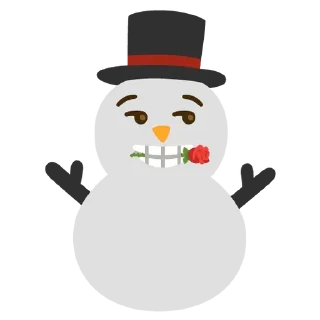 🥵 emoji ☃️☃️☃️ @AlexanderBlocha Telegram sticker 3 of 60
